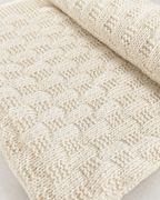 Manta bebé 100% Baby Alpaca Tejida a Mano | Alba