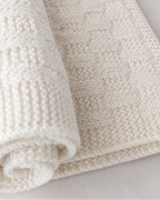 Manta bebé 100% Baby Alpaca Tejida a Mano | Alba