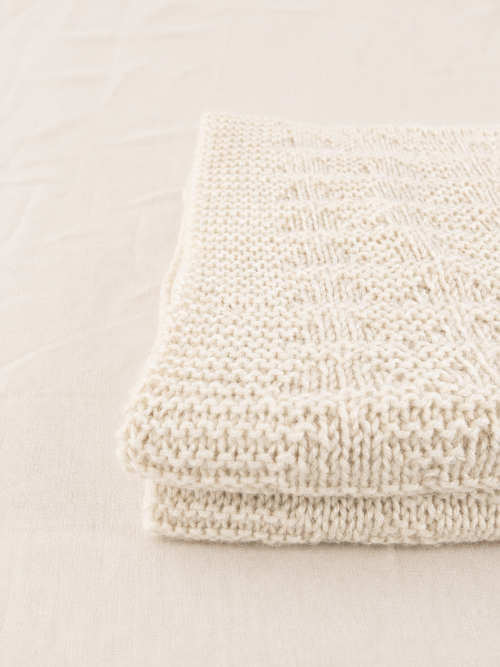 Manta Bebé | 100% Baby Alpaca | Tejida a Mano | Regalo Recién Nacido | Nina